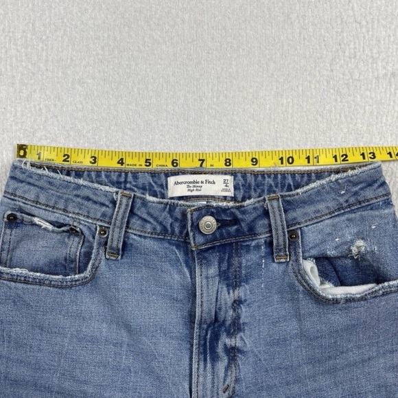Abercrombie & Fitch Jeans Womens 27/4 Regular Curve Love The Skinny High Rise‎ - Picture 4 of 11